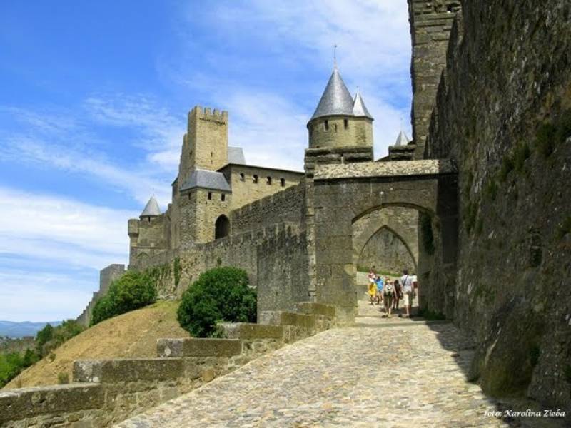 Zamek i mury obronne w Carcassonne, Francja